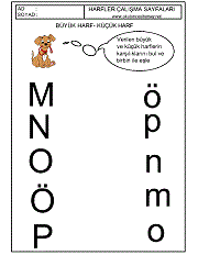 büyük ve küçük harfleri eşleştirme çalışmaları